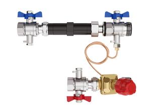 Danfoss Anschluss-Set AB-PM G1" AG, DN 15 horizontal