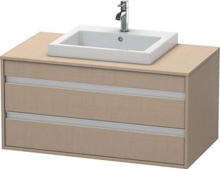 Duravit Waschtisch-Unterschrank Ketho 100x55cm, lei, f EB-WT mitt., 2 Schubk.