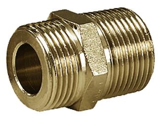 Leifeld Doppelnippel EUROTIS DN 20, G 1, MS, einseitig flachdichtend