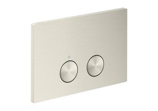hansgrohe Betätigungspl. Axor FlushPlate f 2-Mg-Spül., Metall, Edelstahl Finish