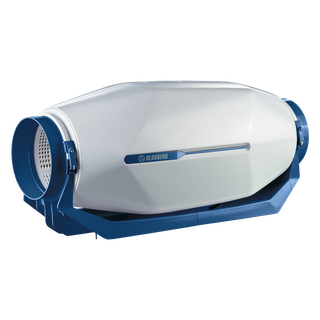 BL Rohrventilator InWave 100/125 T halbaxial, geräuschisol., AC, DN100/125