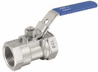 gebog316 Edelstahl Kugelhahn Typ 603 -1-tlg.,reduziert, mit IG 1 1/2"