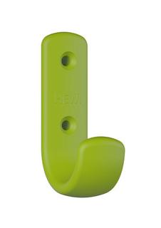 HEWI Garderobenhaken 477 72x22x47mm, m Dist.-St 62mm, m, apfelgr.
