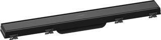 hansgrohe RainDrain Match Duschrinne 600mm, schwarz, Fertigset