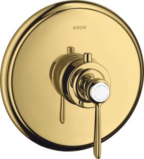 hansgrohe Fertigset Axor Montreux HF UP-THM, m Hebel, polished gold optic