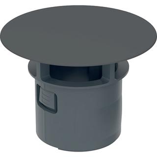 Geberit Ventilabdeckung m int. ÜL, f WT-Anschluss, schwarz matt