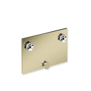 HEWI Montageplatte System 900 163x109x16mm, Nickel gebürstet