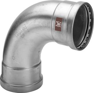 XL-Bogen Temponox 1716XL 90°, Stahl nicht rostend, SC-Contur