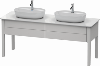 DU WTU bs. Luv 743x1783x570mm 2AZ o.Siphonaus,nord. Weiß SeM ES Nussb re