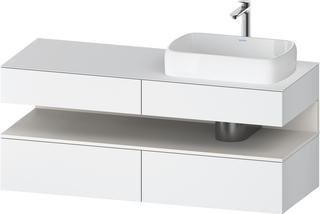 Duravit Waschtisch-Unterschrank Qatego 140x55x60cm, w m/we m, Pl, Beck. re
