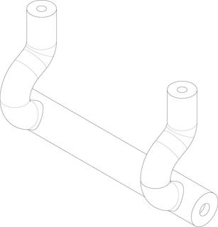 BOSCH Ersatzteil TTNR: 8735300119 Rohrleitung Bogen 35x1,5
