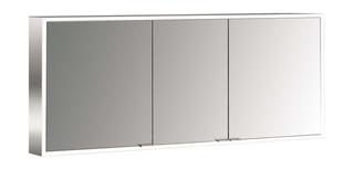 EMCO Aufputz-Lichtspiegelschrank prime 1600x700mm, m Lichtp., 3trg, alu/Spiegel