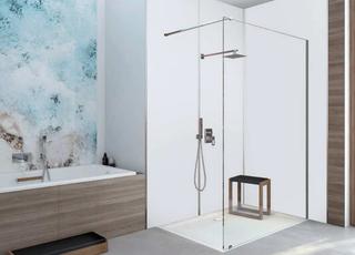 Hoesch Acrylplatte 1200 x 2500 mm, für Renovierungssystem Dusche