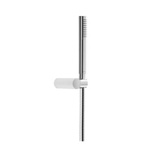 Herzbach Wannenset Living Spa round Halter, Stabbr., Schlauch 1600mm, chrom