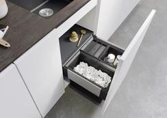 Blanco Abfallsystem SELECT II 50/3 3 Beh., m Systemabd., 1x19 l und 2x8 l