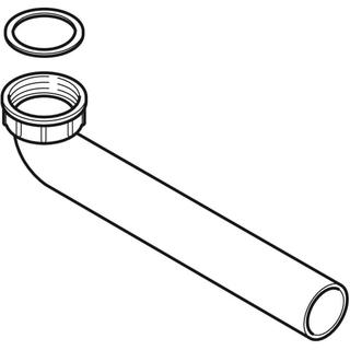 Geberit Anschlussbogen G 1 1/2x40mm (H= 4,5cm)