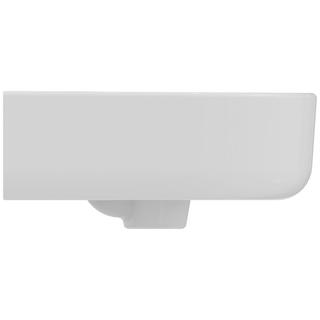 IS Handwaschbecken Connect Arc 45x36cm, weiß, mit Hahnloch und Überlauf