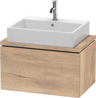 Duravit WT-Unterschrank Compact L-Cube 72x47,7cm, Ei marm., f Konsole, 1 Auszug