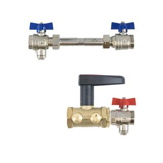 Strawa Anschlussgarnitur e-class AG 3/4" WMZ-2F-SRV25, horizontal