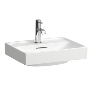 Laufen Aufsatz-Handwaschbecken MEDA 45x35cm, m ÜL, 1 Hahnl. pro Becken, weiß