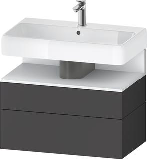 Duravit Waschtisch-Unterschrank Qatego 79x47x59cm, w m/Gr m, 1 Kast, 1 Ausz.