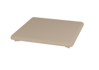 Kaldewei Ablaufdeckel CONOFLAT KA 120 AS SECURE PLUS, warm beige40, emailliert