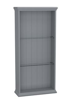 VitrA Wandregal Valarte 53,5x20x113,5cm, wandh, Korpus grau matt