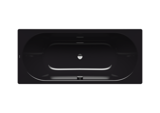Kaldewei Badewanne CLASSIC DUO 114 190x90cm, Perl-Effekt, schwarz