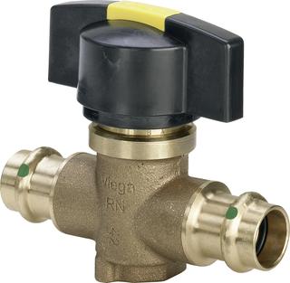 Viega Freiflussventil Easytop 2278 18mm, Sil-br, SC-Contur, Pressanschluss