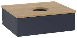 V&B WT-Unterschrank o. F-Struktur Antao 60x19x50cm, HL, WBP hon. Oa, md b m Lac