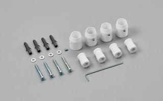 Zehnder Wandmontage-Set weiß