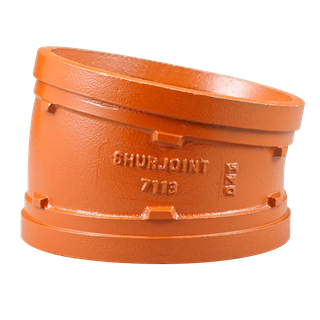 AIPS Bogen VSH Shurjoint 7113 219,1mm, dukt. Guss, 11,25Grad, orange