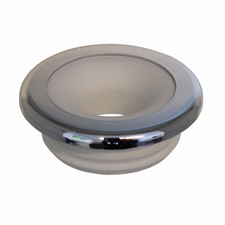 KÖRO WC-Verbinder weiß, 28-32mm Rohr, mit Rosette