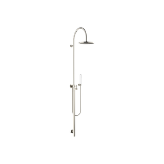 Dornbracht Duschgarnitur FlowReduce m Br-EHM, Ausl. Standbr. 450mm, pl geb.