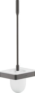 hansgrohe WC-Bürstengarn. Axor universal Wandmontage, brushed black chrome