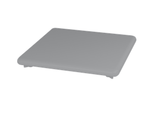 Kaldewei Ablaufdeckel CONOFLAT KA 120 INVISIBLE GRIP, cool grey30, emailliert