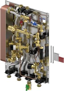 Uponor Station Combi Port M-Retro GB 15 l/min, ST, NC, BP, DI