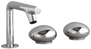 VitrA WT-Zweigriffarmatur Istanbul Ausladung 130mm, Dreilochmontage, chrom