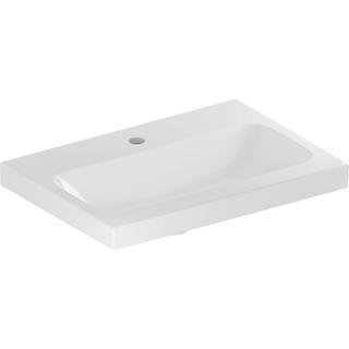 Geberit Waschtisch iCon Light 60 x 42 cm, Hahnloch mittig, ohne Überlauf