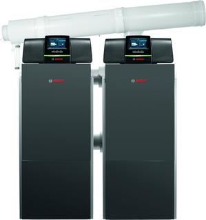 BOSCH Gas-Brennwertkessel Condens 2xGC7000F 600 CSR 21/23, Kas. m Drosselk