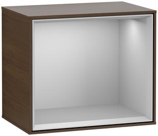 V&B Regalmodul Wandbeleuchtung Finion 41,8x35,6x27cm, Reg lig Gr, wal veneer