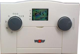 Wolf Temperaturregler witterungsg., analog, mit Tagesprogramm