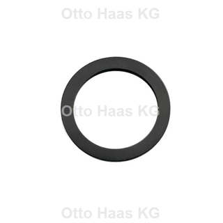 HAAS Verschraubungsdichtung 19x27x3mm, 3/8", für Gas, Gummi, schwarz