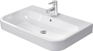 Duravit Möbel-Waschtisch Happy D.2 80x50,5cm, we, geschli., m HL, ÜL, HLB