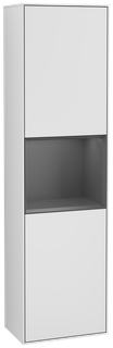 V&B Hochschrank Finion 41,8x151,6cm, l, Rg A m Lac, wh. m Lac