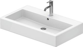 Duravit Möbel-Waschtisch Vero 80x47cm, we, m HL, m ÜL, m Hahnlochbank