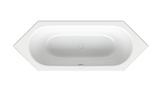 6-Eck-Badewanne BetteStarlet 2040 188x70x42cm, AR/PLUS, starwhite