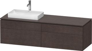 DU Kons-WTU wh L-Cube 550x1600x482mm Eic he Dunkel gebürstet 2 AZ 2 SK ES Ah bs