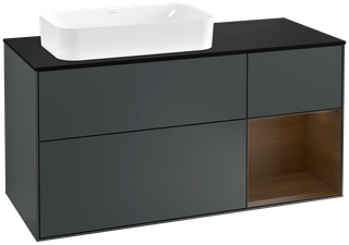 V&B Waschtisch-Unterschrank Finion 120cm, Pl b m, Rg r wal ven, md b m Lac