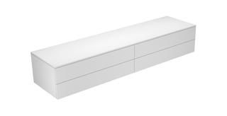 Keuco Sideboard Edition 400 31772 210x38,2x53,5cm, 4 Ausz., we/we hgl klar